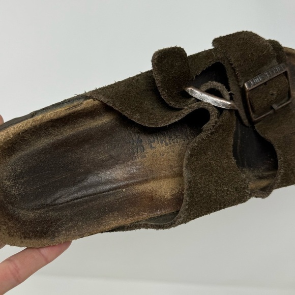 Birkenstock Arizona Suede Soft Footbed Sandals - Picture 7 of 8